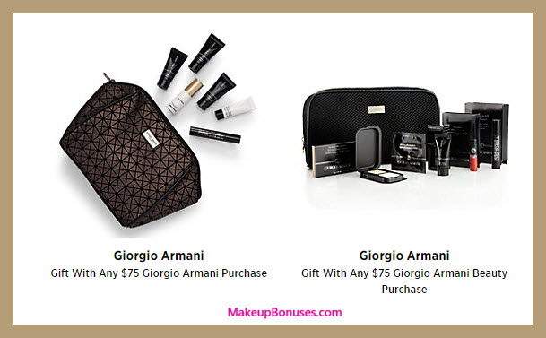 Receive a free 11-pc gift with your $75 Giorgio Armani purchase