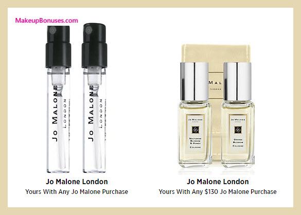 Receive a free 4-pc gift with your $130 Jo Malone purchase