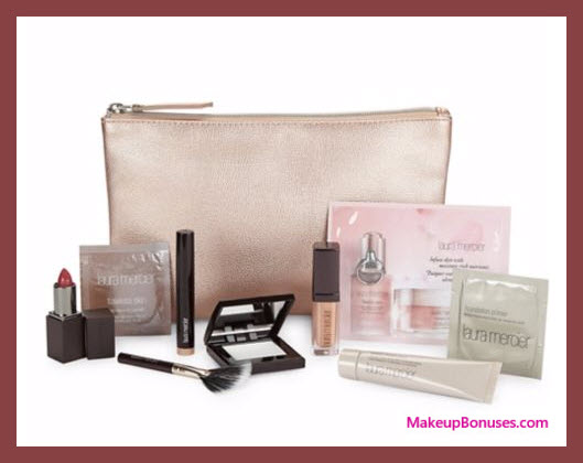 Receive a free 12-pc gift with your $200 Laura Mercier purchase