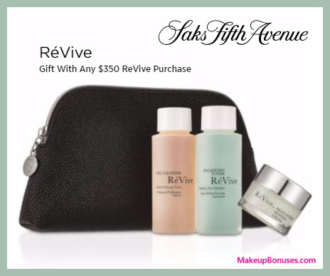 Receive a free 4-pc gift with your $350 RéVive purchase