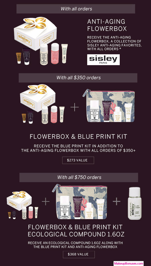 Receive a free 10-pc gift with your $750 Sisley Paris purchase
