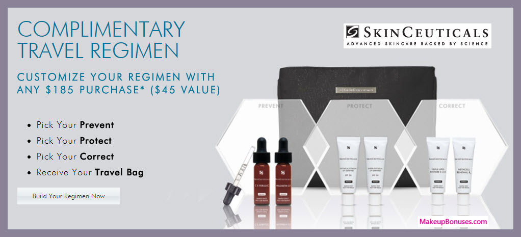 Receive a free 4-pc gift with your $185 SkinCeuticals purchase