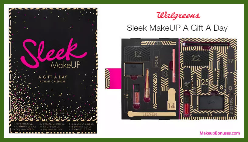 Sleek MakeUP A Gift A Day- MakeupBonuses.com
