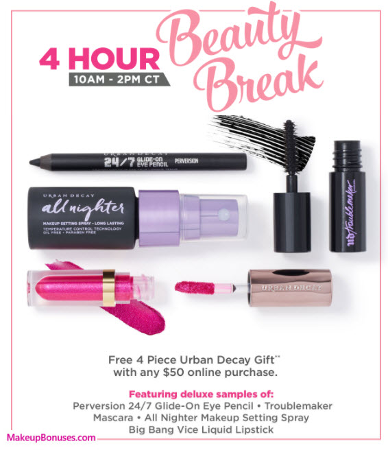 Receive a free 4-pc gift with your $50 Multi-Brand purchase