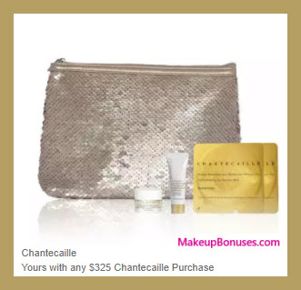 Receive a free 5-pc gift with your $325 Chantecaille purchase