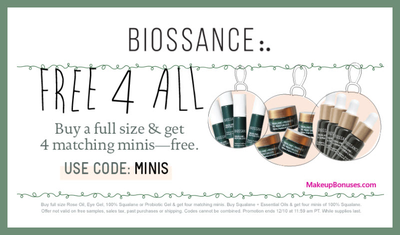 Receive a free 4-pc gift with your 100% Squalane Gel purchase