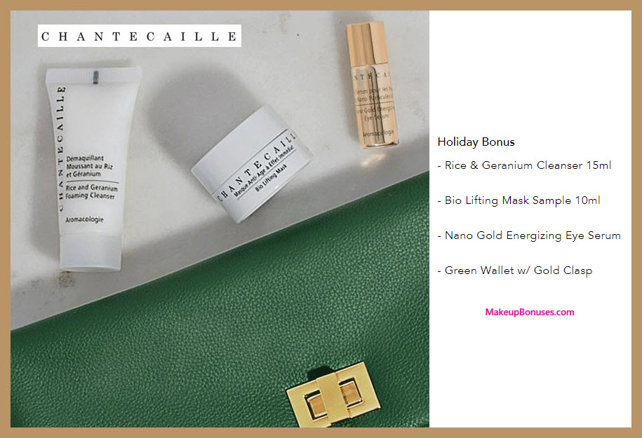 Receive a free 4-pc gift with your $125 Chantecaille purchase