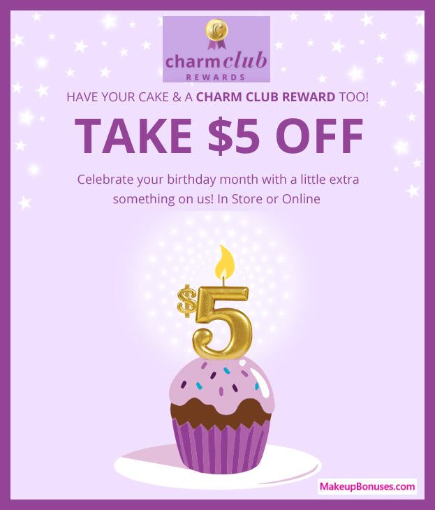 Charming Charlie Birthday Gift - MakeupBonuses.com #CharmingCharlie