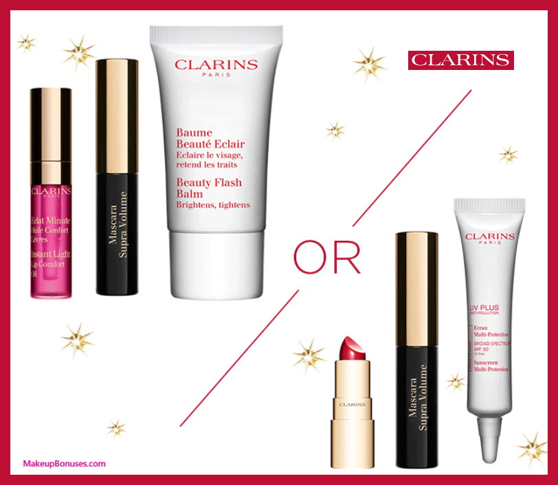 Receive your choice of 3-pc gift with $100 Clarins purchase