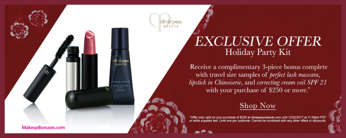 Receive a free 3-pc gift with your $250 Clé de Peau Beauté purchase