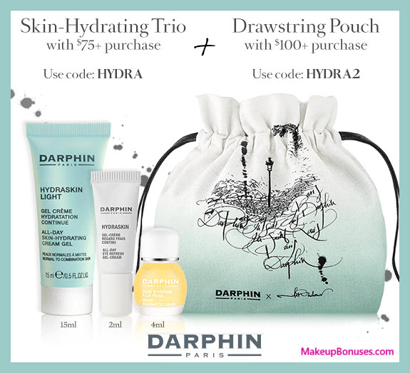 Receive a free 3-pc gift with your $75 Darphin purchase