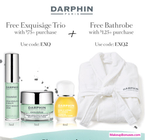 Receive a free 3-pc gift with your $75 Darphin purchase