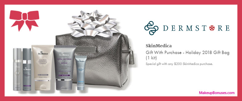 Receive a free 6-pc gift with your $200 SkinMedica purchase