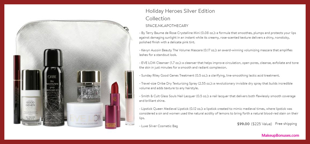 Holiday Heroes Silver Edition Collection - MakeupBonuses.com