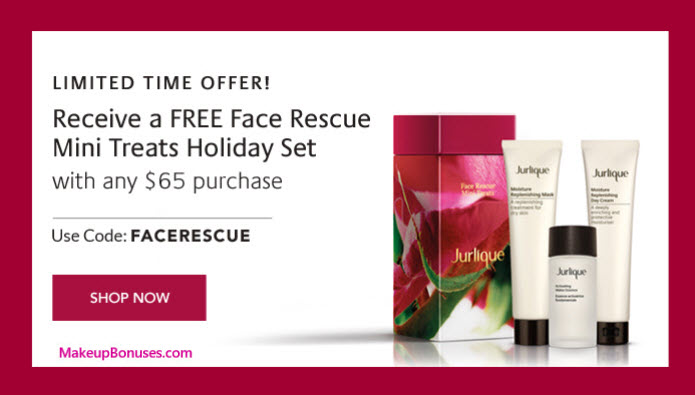 Receive a free 3-pc gift with your $65 Jurlique purchase