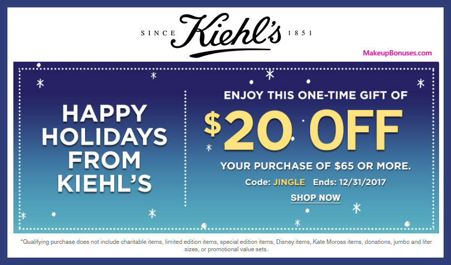 Kiehl's Sale - MakeupBonuses.com