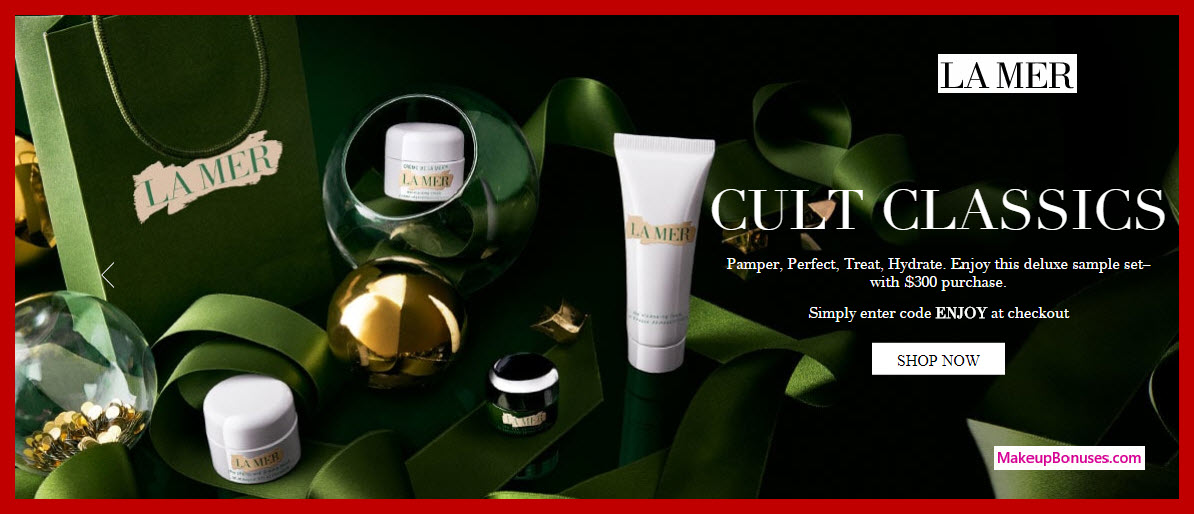 Receive a free 4-pc gift with your $300 La Mer purchase