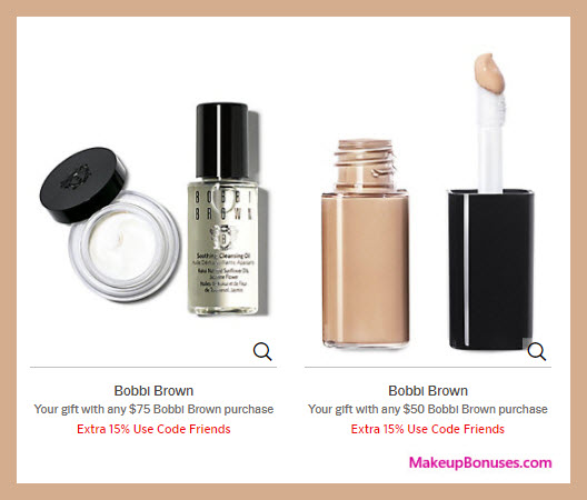 Receive a free 3-pc gift with your $75 Bobbi Brown purchase