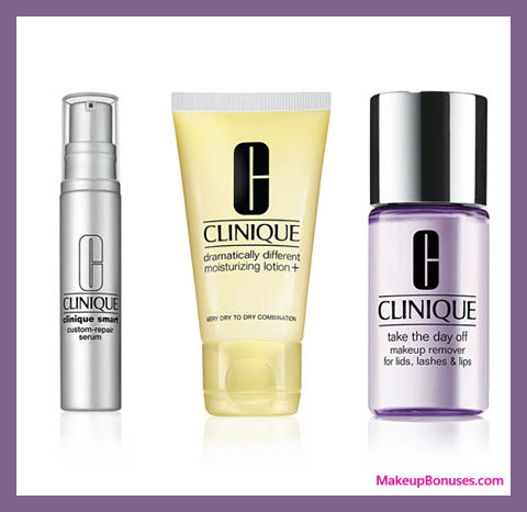 Receive a free 3-pc gift with your $45 Clinique purchase