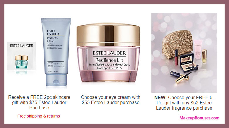 Receive a free 3-pc gift with your $75 Estée Lauder purchase