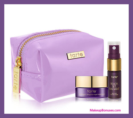 Receive a free 3-pc gift with your $90 Tarte purchase