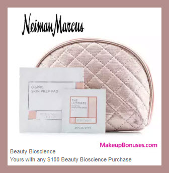 Receive a free 3-pc gift with your $100 Beauty Bioscience purchase