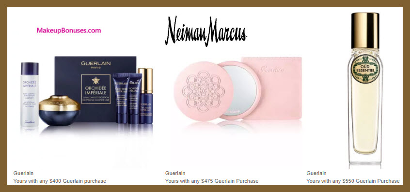Receive a free 5-pc gift with your $400 Guerlain purchase