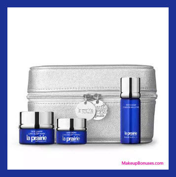 Receive a free 4-pc gift with your $400 La Prairie purchase