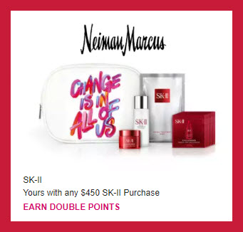 Receive a free 11-pc gift with your $450 SK-II purchase