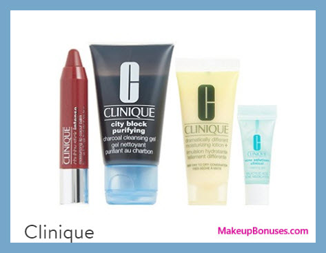 Receive a free 4-pc gift with your $35 Clinique purchase