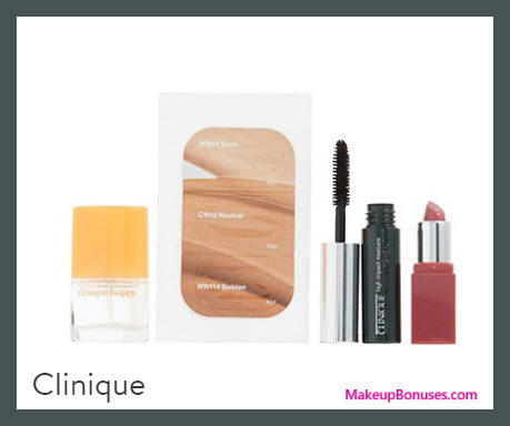 Receive a free 4-pc gift with your $35 Clinique purchase