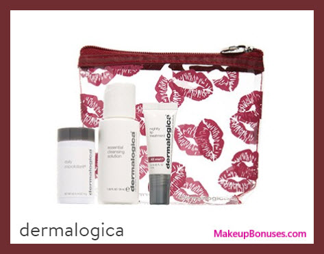 Receive a free 4-pc gift with your $80 Dermalogica purchase