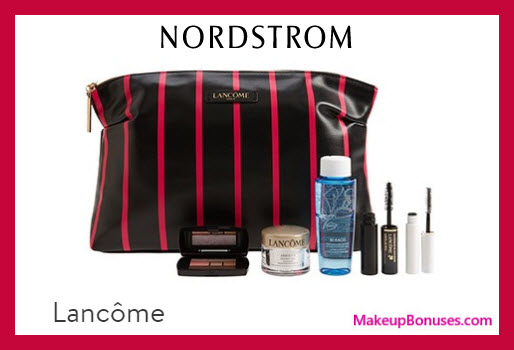 Receive a free 6-pc gift with $39.5 Lancôme purchase