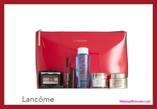 Receive a free 6-pc gift with $75 Lancôme purchase