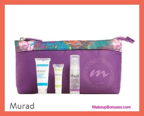 Receive a free 4-pc gift with your $75 Murad purchase