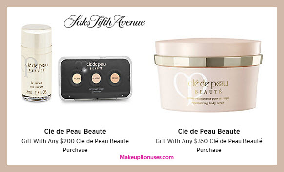 Receive a free 3-pc gift with your $350 Clé de Peau Beauté purchase