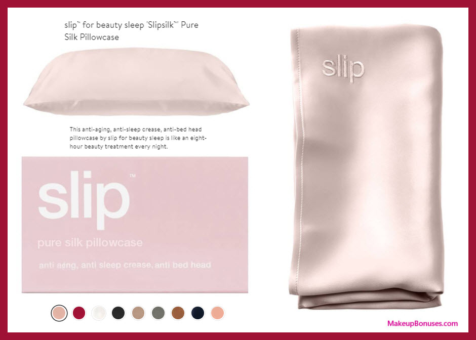 slip™ for beauty sleep 'Slipsilk™' Pure Silk Pillowcase - MakeupBonuses.com
