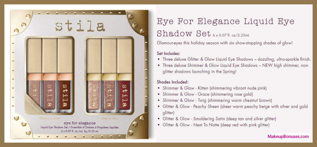 Eye for Elegance Liquid Eye Set - MakeupBonuses.com