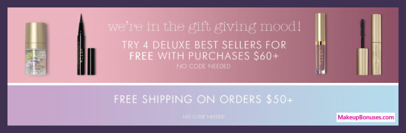 Receive a free 4-pc gift with your $60 Stila purchase