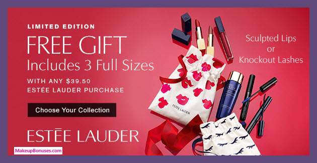 Receive your choice of 4-pc gift with $39.5 Estée Lauder purchase