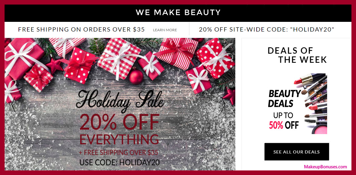 We Make Beauty Sale - MakeupBonuses.com