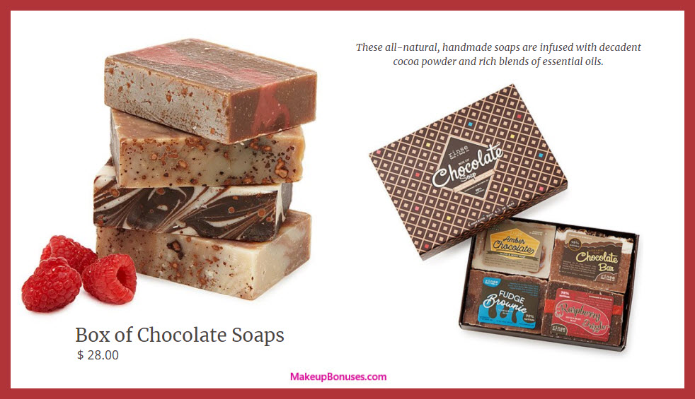 Box of Chocolate Soaps - MakeupBonuses.com