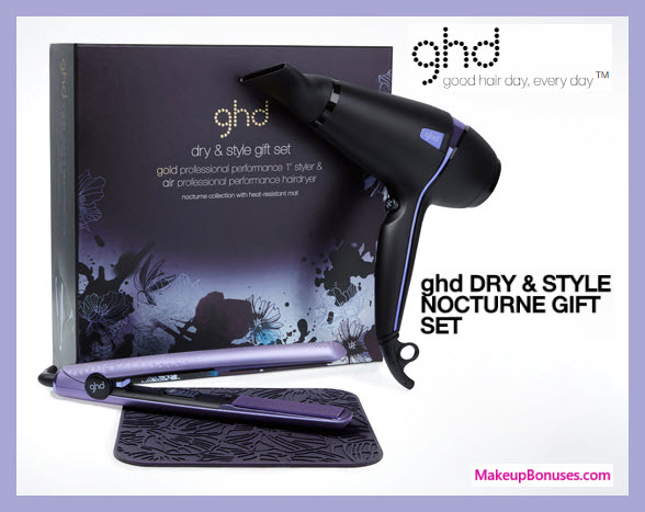 ghd hairdryer & flat iron gift set - MakeupBonuses.com
