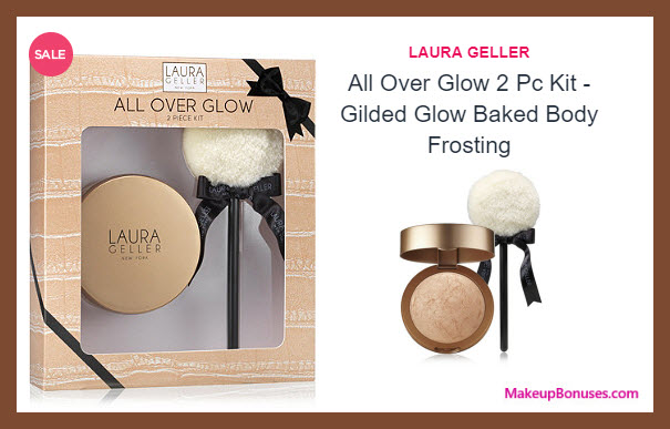 All Over Glow 2 Pc Kit - Gilded Glow Baked Body Frosting - MakeupBonuses.com