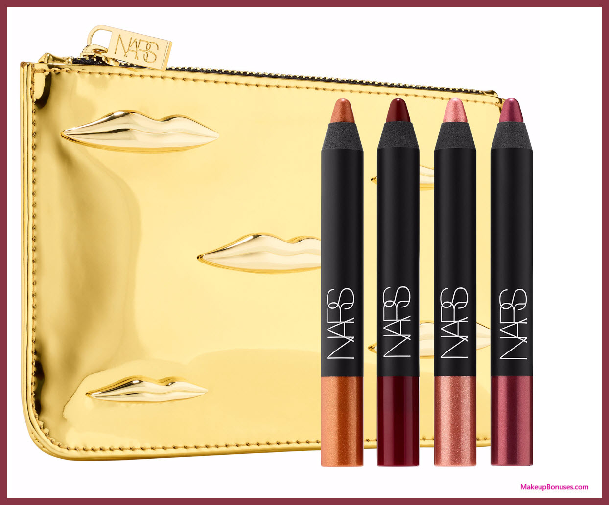 NARS x Man Ray: The Kiss Velvet Matte Lip Pencil Set - MakeupBonuses.com