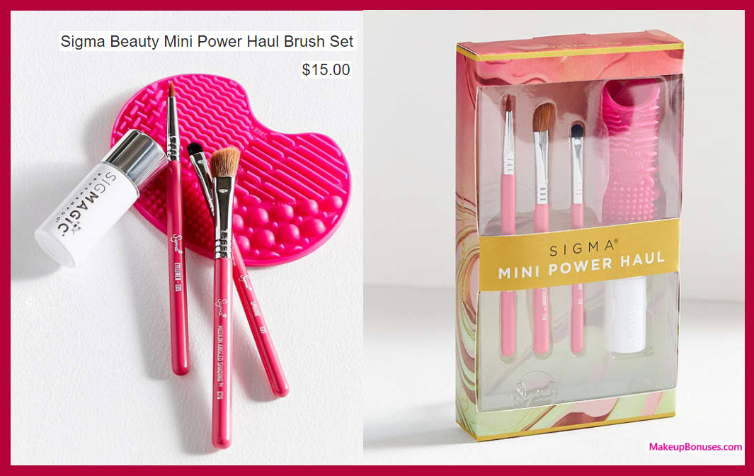 Sigma Beauty Mini Power Haul Brush Set - MakeupBonuses.com