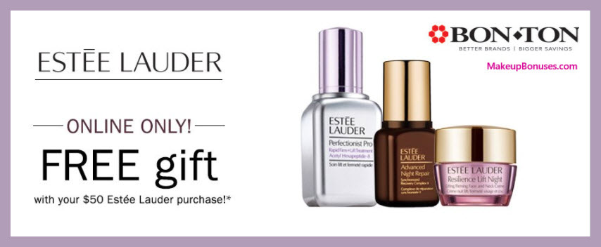 Receive a free 3-pc gift with $50 Estée Lauder purchase