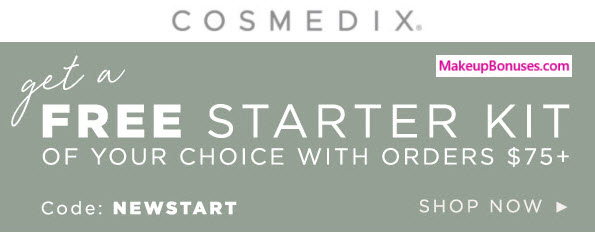 Receive your choice of 4-pc gift with $75 COSMEDIX purchase