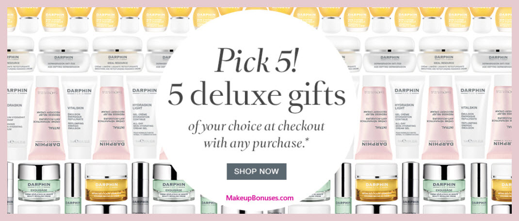 Receive your choice of 5-pc gift with purchase