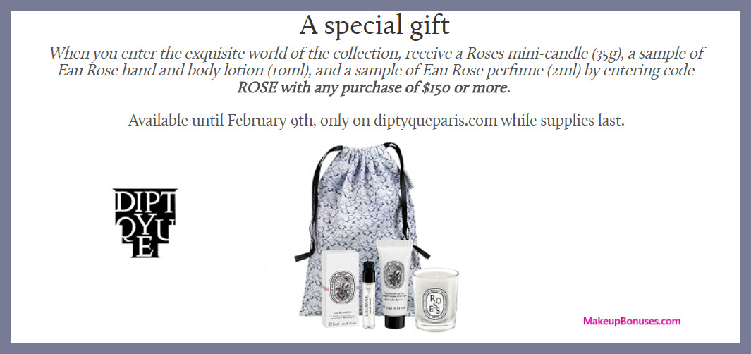 Receive a free 3-pc gift with purchase
